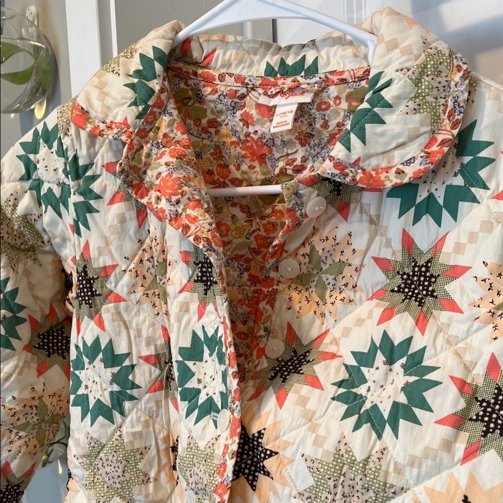 Cat & Jack Multicolor Star Pattern Puffer Jacket - Picture 3 of 6